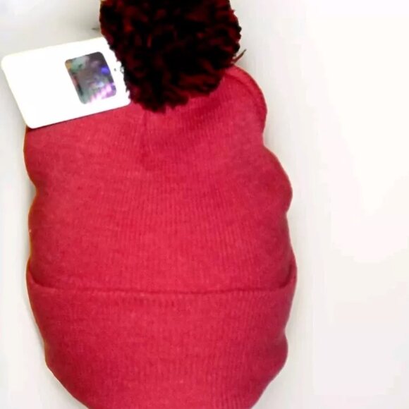 Arizona Cardinals Mens Adult Cuffed Cuff Pom Beanie Winter Hat Cap New Nfl Tags - Picture 2 of 2